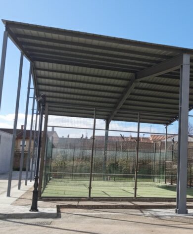 Cubierta para pista de pádel (Sarracín)